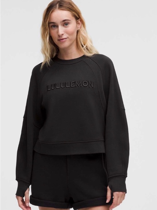 lululemon athletica Tops - Lululemon Scuba Oversized Pullover *Wordmark